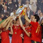 Spain Football Team Celebration